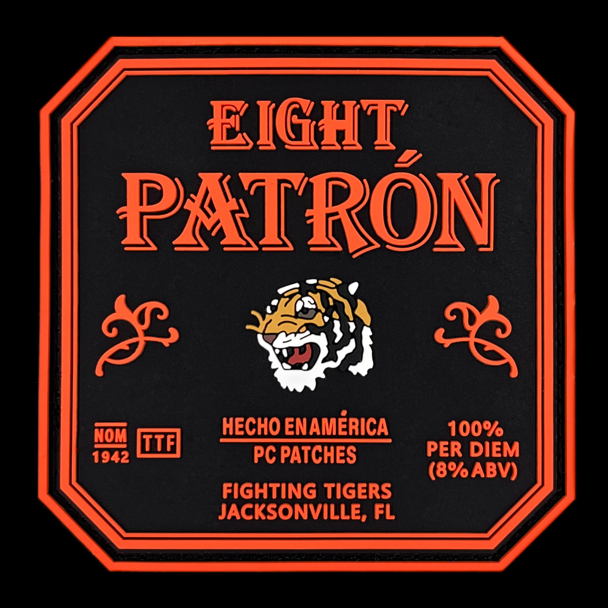 PATRON 8 naval aviation pvc command patch