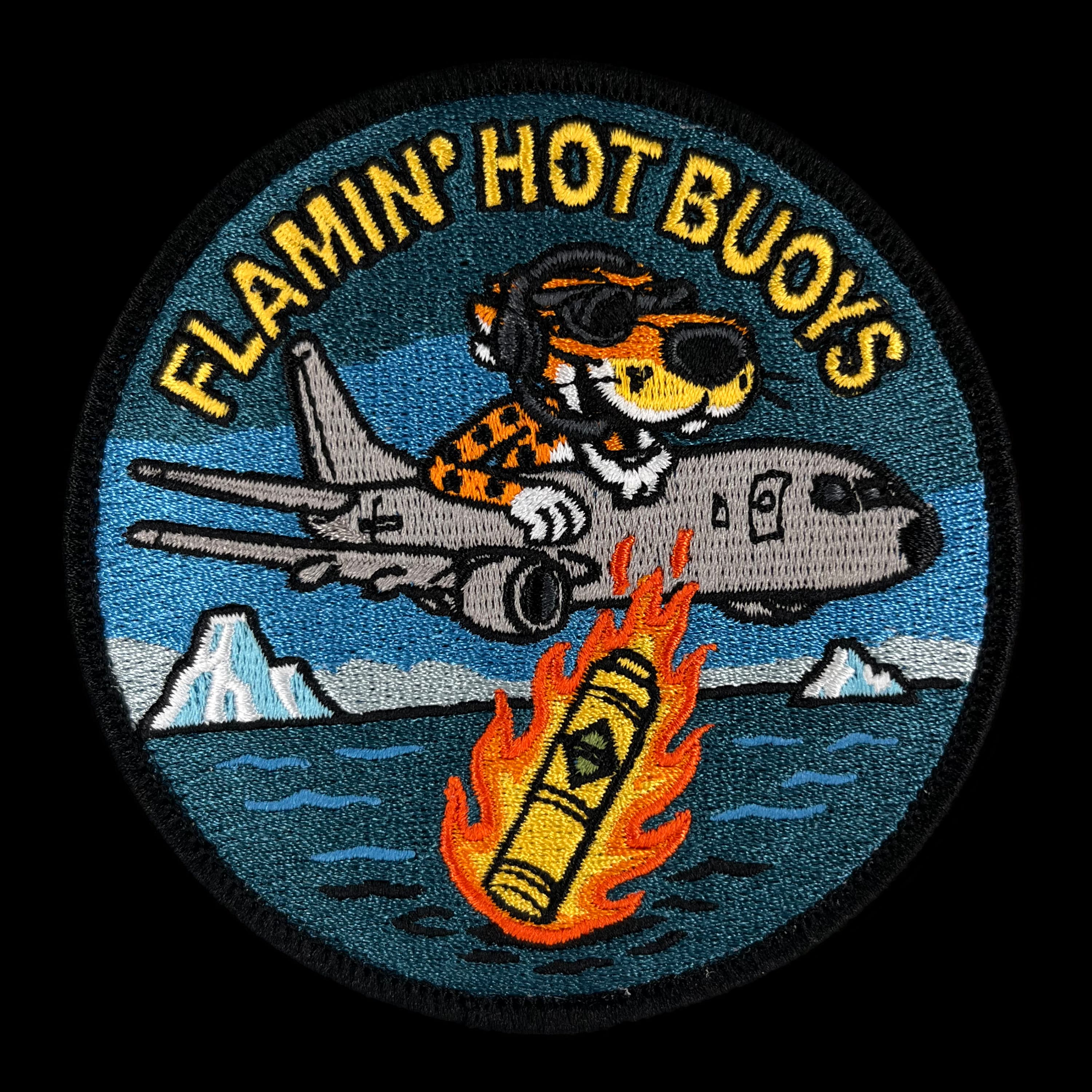Flamin' Hot Buoys naval aviation embroidered command patch